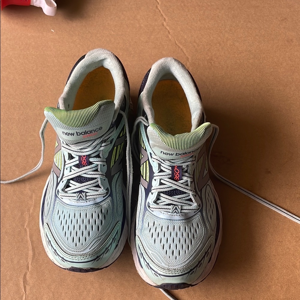 New Balance Sneakers - Light Blue and Lime